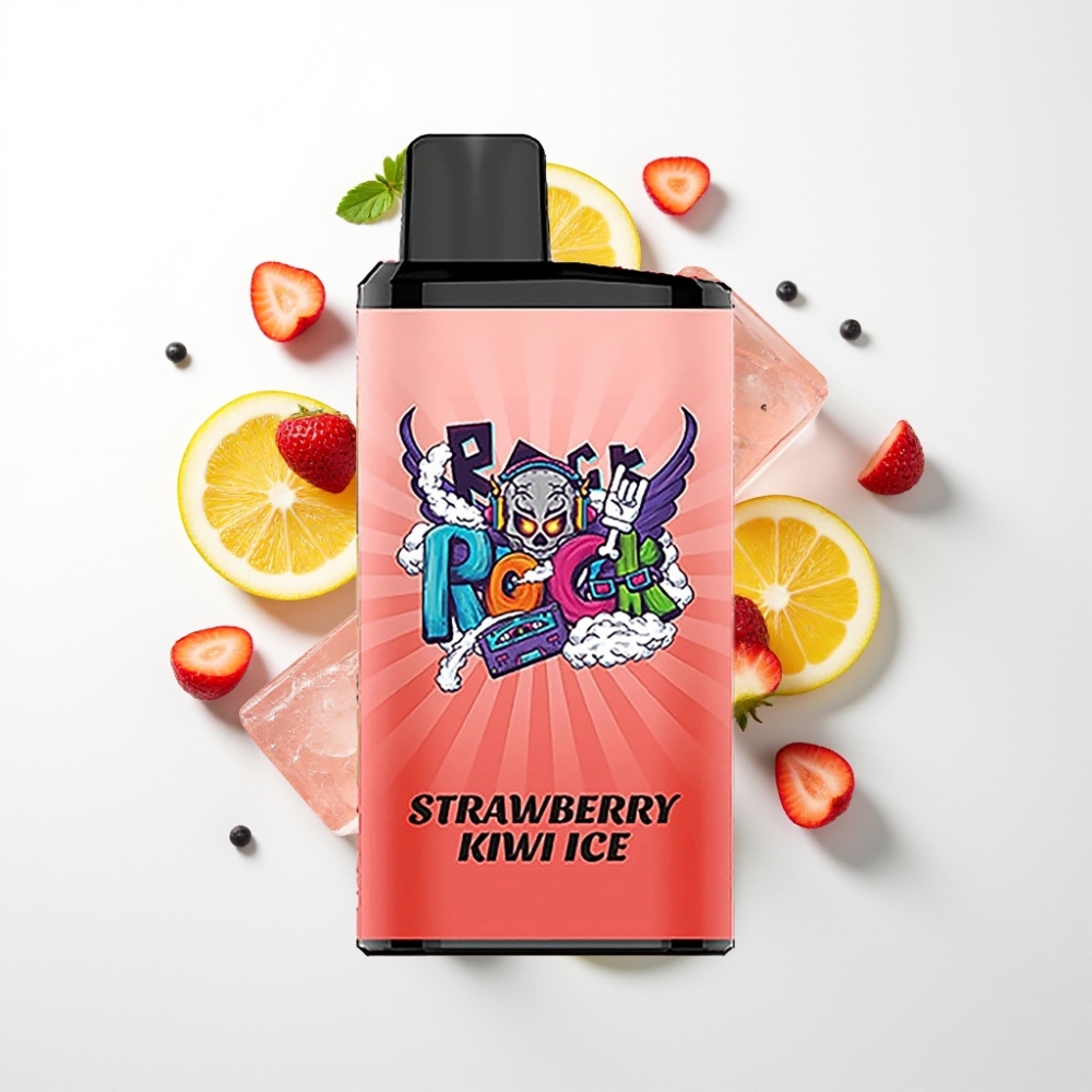 IGET Bar Pro 10000 Puff Elszívható Vape Eper-Pohánykörlé Jég (2000 mAh, 1.2 Ohm Mesh)