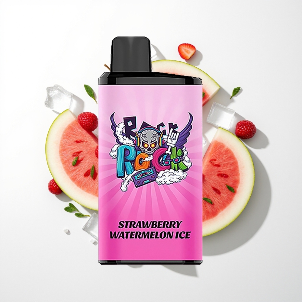 IGET Bar Pro 10000 Puffs Elszívható Vape Eper-Görögdinnye Jég (2000 mAh, Mesh Coil)