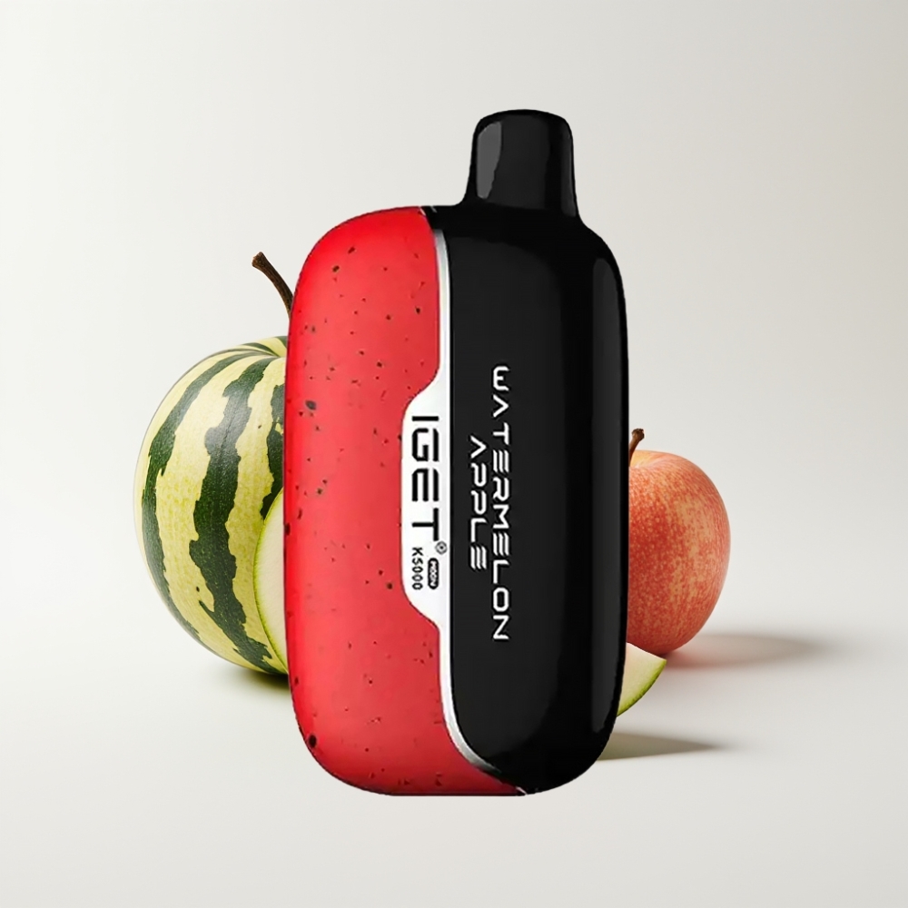 IGET Moon K5000 5000 Puff Egyszerhasználatos Vape Görögdinnye-Alma PC Mesh Coil