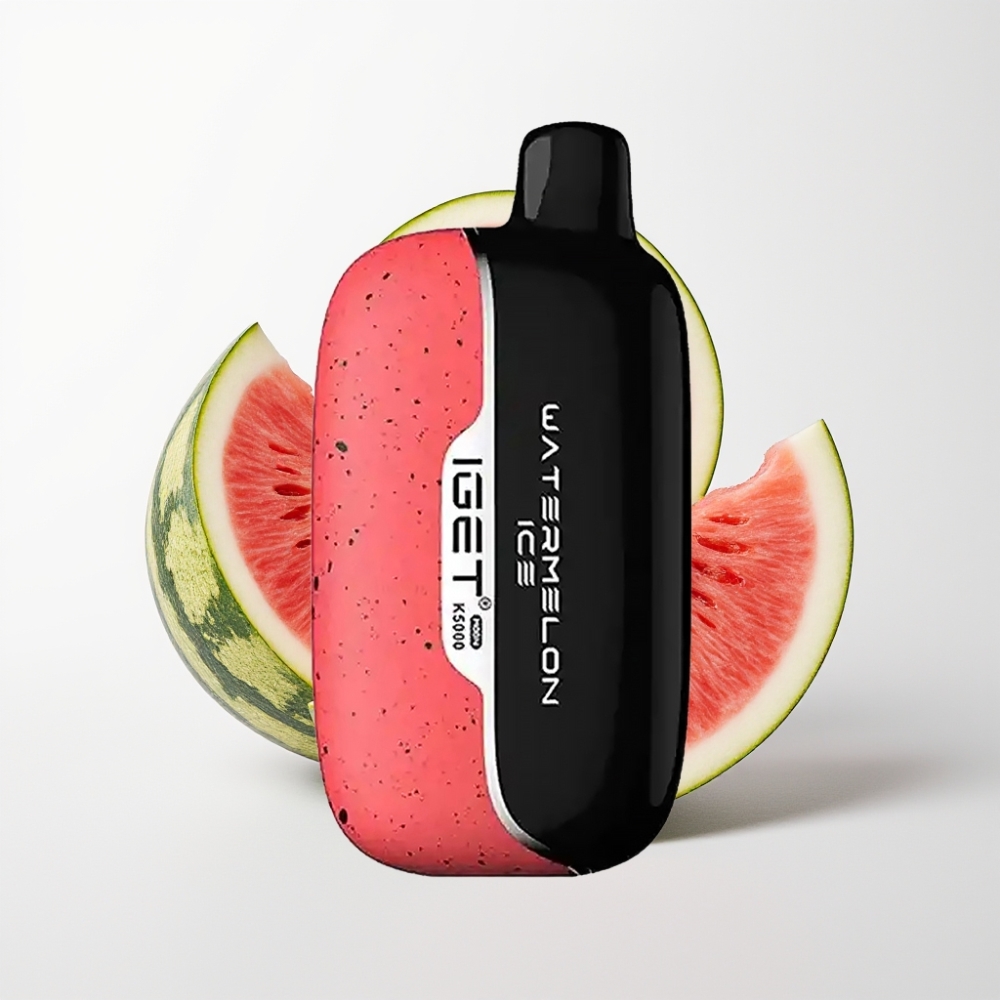 IGET Moon K5000 Puff Eldobható Vape Görögdinnye Jég – 5000 Puff, 1.35 Ohm Mesh, 81.5 g