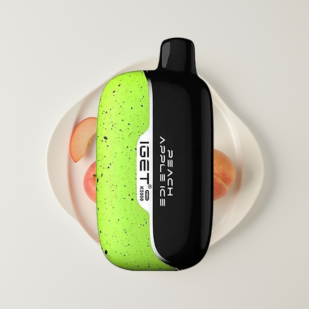 IGET Moon K5000 Puffs Eldobható E-cigaretta Barack Alma (81.5 g, 1.35 Ohm Mesh)