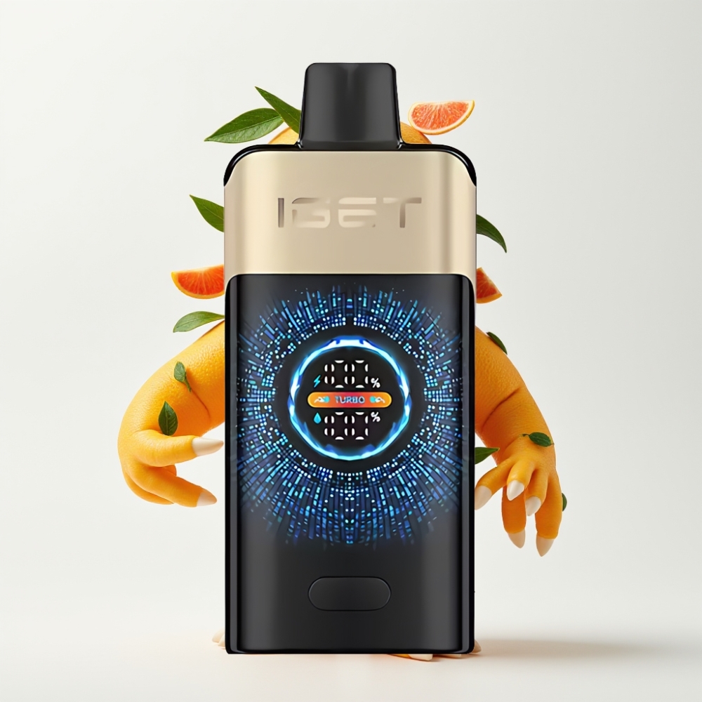 IGET ONE 12000 Bocs Disposable Vape – Trópusi Narancs Szörny, 2700 mAh, Kettős Mesh
