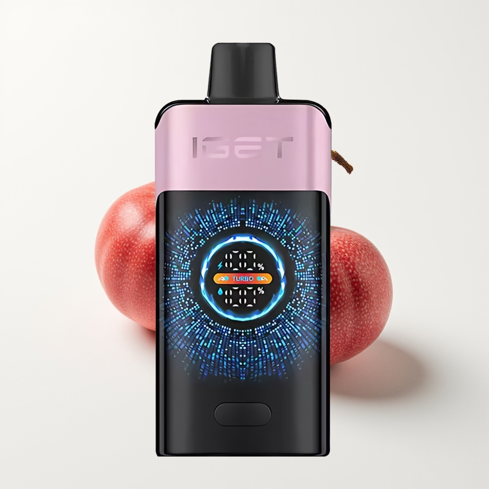 IGET ONE 12000 Puff Eldobható Vape – Cseresznye Gránát, 2700 mAh, Képernyős, Dupla Mesh