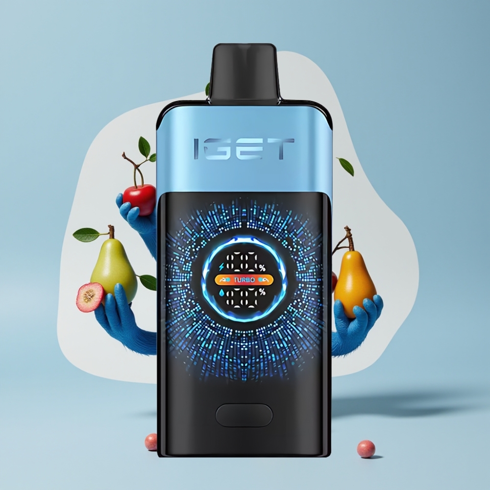 IGET ONE 12000 Puffos Eldobható E-Cigi – Azul Szörny, 2700 mAh, Dupla Mesh