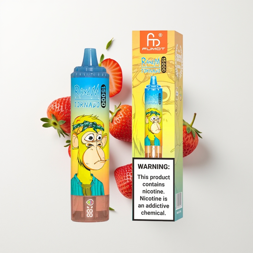 Fumot RandM Tornado 15000 Puff 25ml Erdőszamóca Mesh Coil Type-C LCD