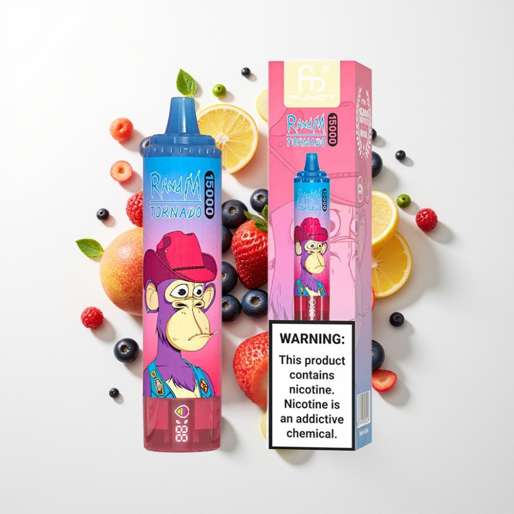 Fumot RandM Tornado 15000 Puffs 25ml 850mAh Mesh Teknológia Vegyesbogyó
