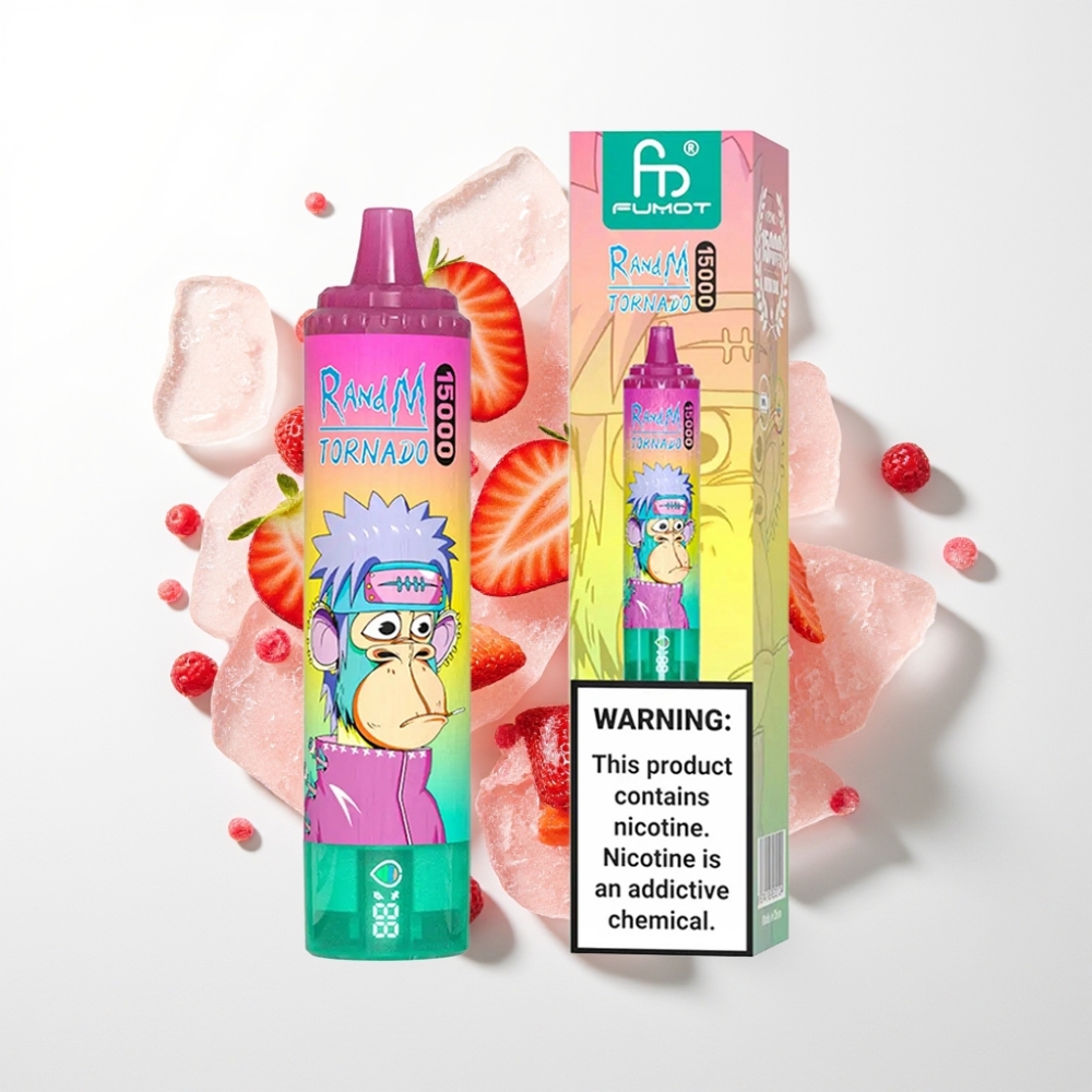 Fumot RandM Tornado 15000 Puffs Epefagylalt 25ml 850mAh Mesh Coil