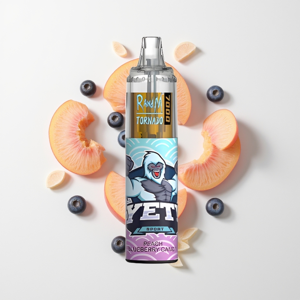 Fumot Tornado 7000 Eldobható E-pohár Barack-Azulbogyó Candy, 14 ML, Mesh Coil, 850 MAH