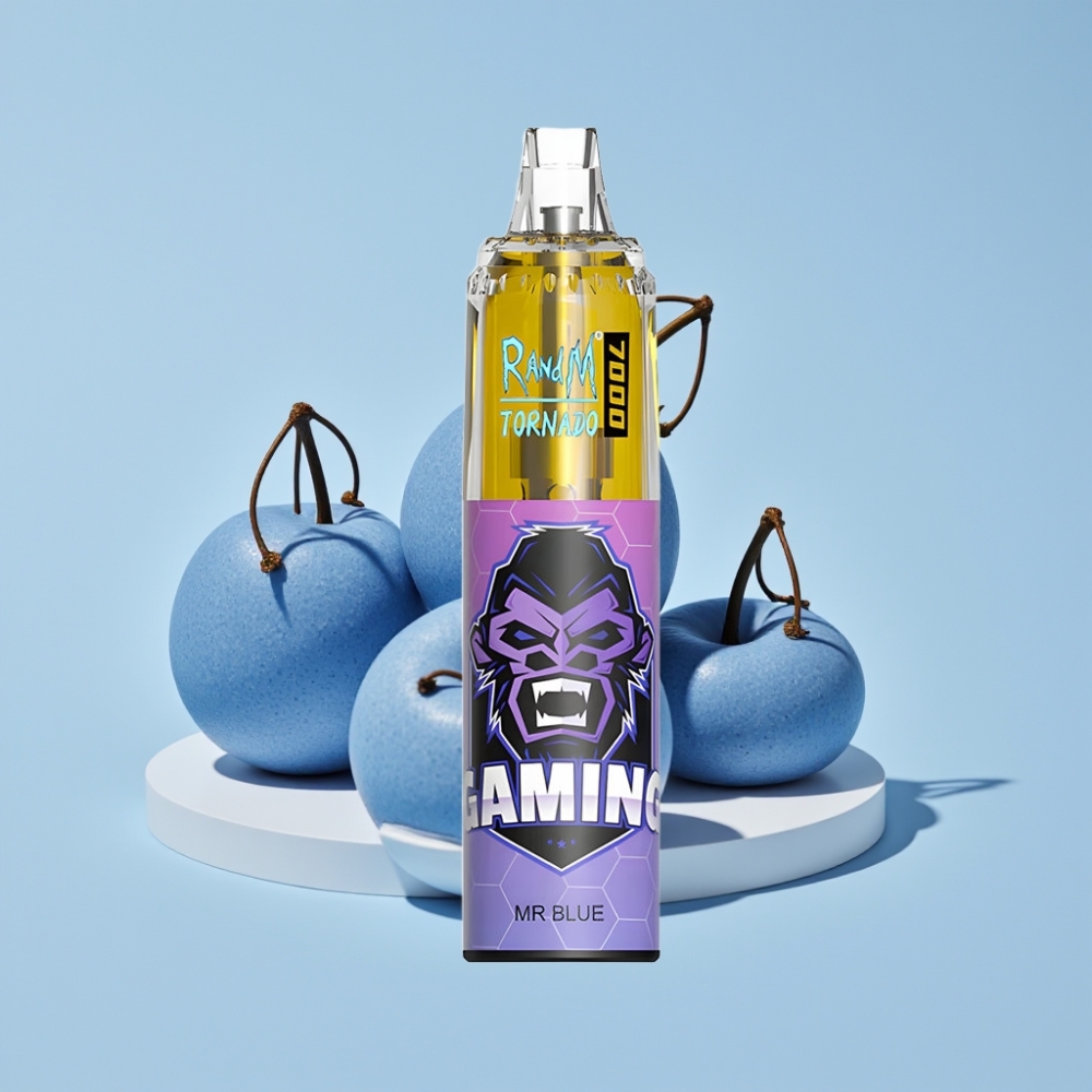 RandM Fumot Tornado 7000 Eldobható Vape – 14 ML, Mesh Coil, Dr. Azul