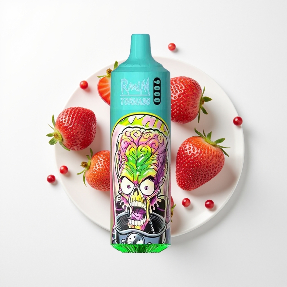 RandM Tornado 9000 Puffs Mesh Coil E-liquid 18 mL Eper Gránátalma
