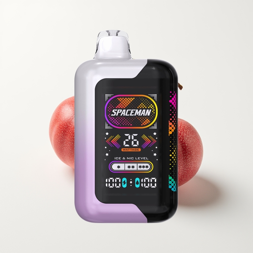 Spaceman SP40000 Zero Nikotin Eldobható Vape – 20ml, 1000mAh, 4 Jégfokozat, Cseresznye Gránátalma
