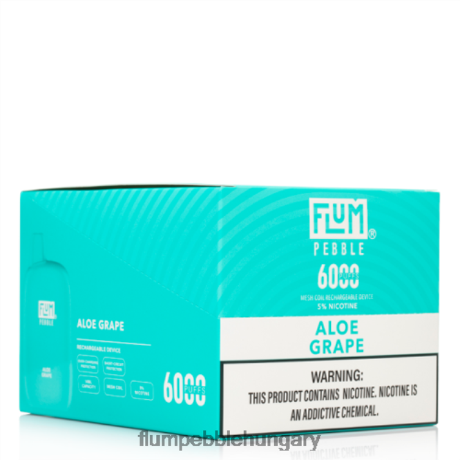 FLUM PEBBLES 6000 fújás 10 csomag aloe szőlő - Flum Pebble Flavors F84TLF3