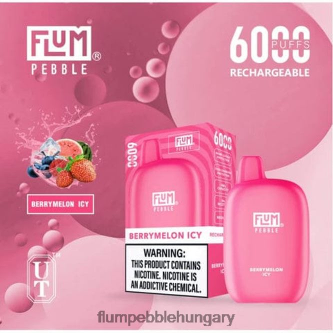 FLUM PEBBLES 6000 fújás bogyósdinnye jeges - Flum Pebble Vape Price F84TLF7