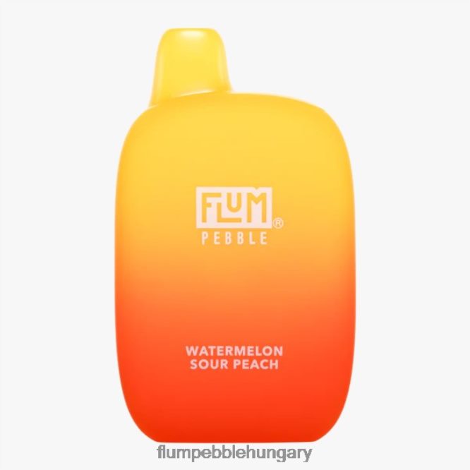 FLUM PEBBLES 6000 fújás görögdinnye savanyú barack - Flum Pebble Vape Review F84TLF86